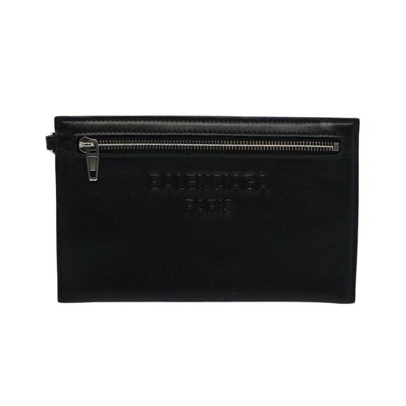 Pre Loved Balenciaga Classic City Clutch Unisex Black Clutch Bags - Picture 2 of 8